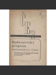 Budovatelský program Gottvaldovy vlády (komunistická literatura, propaganda) - náhled