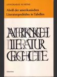 Abriss der amerikanischen Literaturgeschichte in Tabellen - náhled