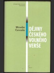Dějiny českého volného verše červenka miroslav - náhled