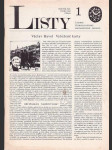 Kompletní ročník dvouměsíčník  listy -časopis československé socialistické opozice -ročník xix   . -1989 - náhled