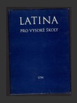 Latina pro vysoké školy - náhled
