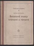 Betonové mosty trámové a rámové - náhled