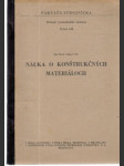 Náuka o konštrukčných materiáloch - náhled