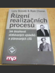Řízení realizačních procesů: Jak dosahovat očekávaných výsledků a plánovaných cílů - náhled
