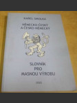 Německo-český a česko-německý slovník pro masnou výrobu - náhled