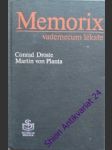 Memorix - vademecum lékaře - droste conrad/ planta martin von - náhled