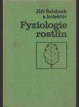 Fyziologie rostlin - náhled