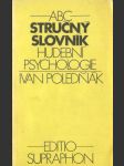 ABC: Stručný slovník hudební psychologie - náhled