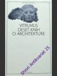 Deset knih o architektuře - vitruvius - náhled