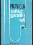 Pravidlá športovej gymnastiky - muži - náhled
