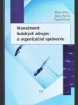  Manažment ľudských zdrojov a organizačné správanie - náhled