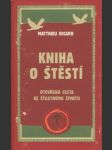 Kniha o štěstí ricard matthieu - náhled