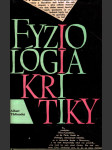 Fyziológia kritiky - náhled