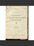 Rozpravy z oboru slovanské filologie: Essais de la philologie slave - náhled