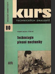 Technologie přesné mechaniky - náhled