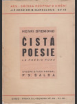 Čistá poesie: La poésie pure - náhled