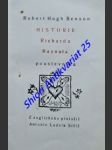 Historie richarda raynala poustevníka - benson robert hugh - náhled
