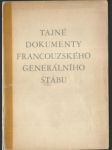 Tajné dokumenty francouzského generálního štábu - náhled