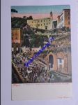 NAPOLI - Le Rampe di S. Antonio a Posillipo e la processione del Santo - náhled