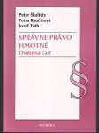 Správne právo hmotné Osobitná časť - náhled