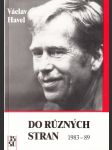 Do různých stran. Eseje a články z let 1983-1989 - náhled