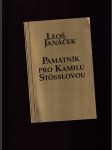Památník pro Kamilu Stosslovou - náhled