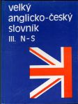 Velký anglicko-český slovník III. N-S - náhled
