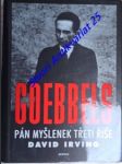 Goebbels - pán myšlenek třetí říše - irving david - náhled