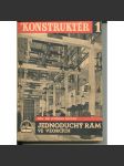 Jednoduchý rám ve vzorcích (železobeton) - Konstruktér, č. 1 - náhled
