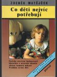 Co děti nejvíc potřebují - náhled