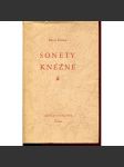 Sonety kněžně (podpis Pavel Eisner) - náhled