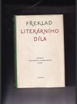Překlad literárního díla (Sborník současných zahraničních studií) - náhled