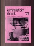 Kriminalistický sborník ročník XXX/1986 - náhled