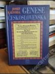 Genese Československa - náhled