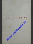 Bajky - lessing gotthold ephraim - náhled