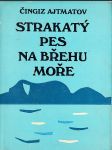Strakatý pes na břehu moře - náhled