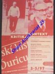 Kritika a kontext - časopis kritického myšlenia - 2-3/97 - kolektiv autorov - náhled
