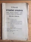 Třetí výroční zpráva - náhled