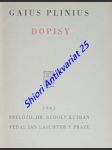 Dopisy - plinius gaius - náhled