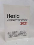 Hesla Jednoty bratrské 2021 - náhled