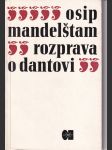 Rozprava o Dantovi - náhled