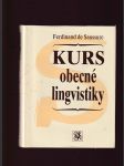 Kurs obecné lingvistiky - náhled