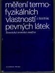 Měření fyzikálních vlastností pevných látek - náhled