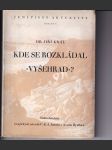 Kde se rozkládal Vyšehrad? (Studie historicko-anthropogeografická) - náhled