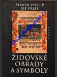 Židovské obřady a symboly - vries simon philip de - náhled