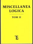 Miscellanea logica - náhled