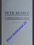 Petr bezruč v cizích literaturách - studie bibliografická - frýdecký františek - náhled