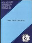 Teória umeleckého diela - náhled