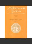 Acta Universitatis Carolinae. Philologica 1-3/1990 - náhled