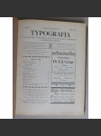 Typografia (+PŘÍLOHY). Ročník X. (10.) - 1897. Časopis - odborný list knihtiskařů - náhled